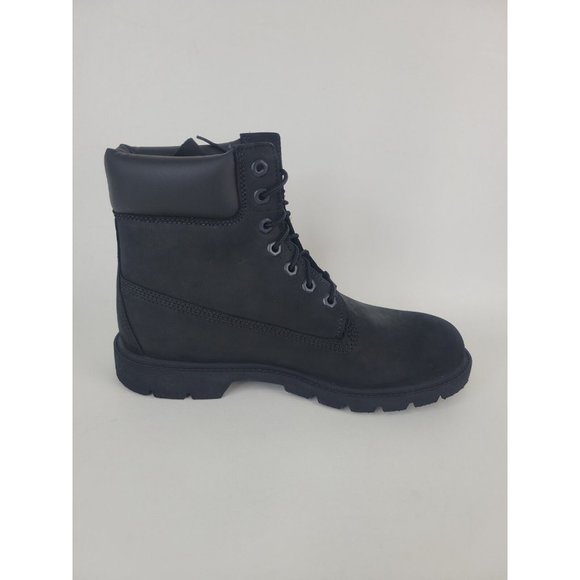 Timberland 6 Inch Classic Boot Black Nubuck Waterproof Boots main image 4